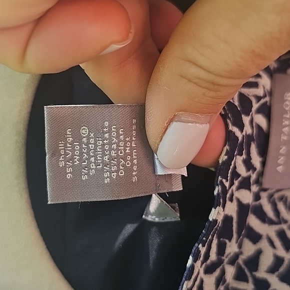 Ann Taylor Wool Suit And Silk Blouse Size 14 - Picture 3 of 5